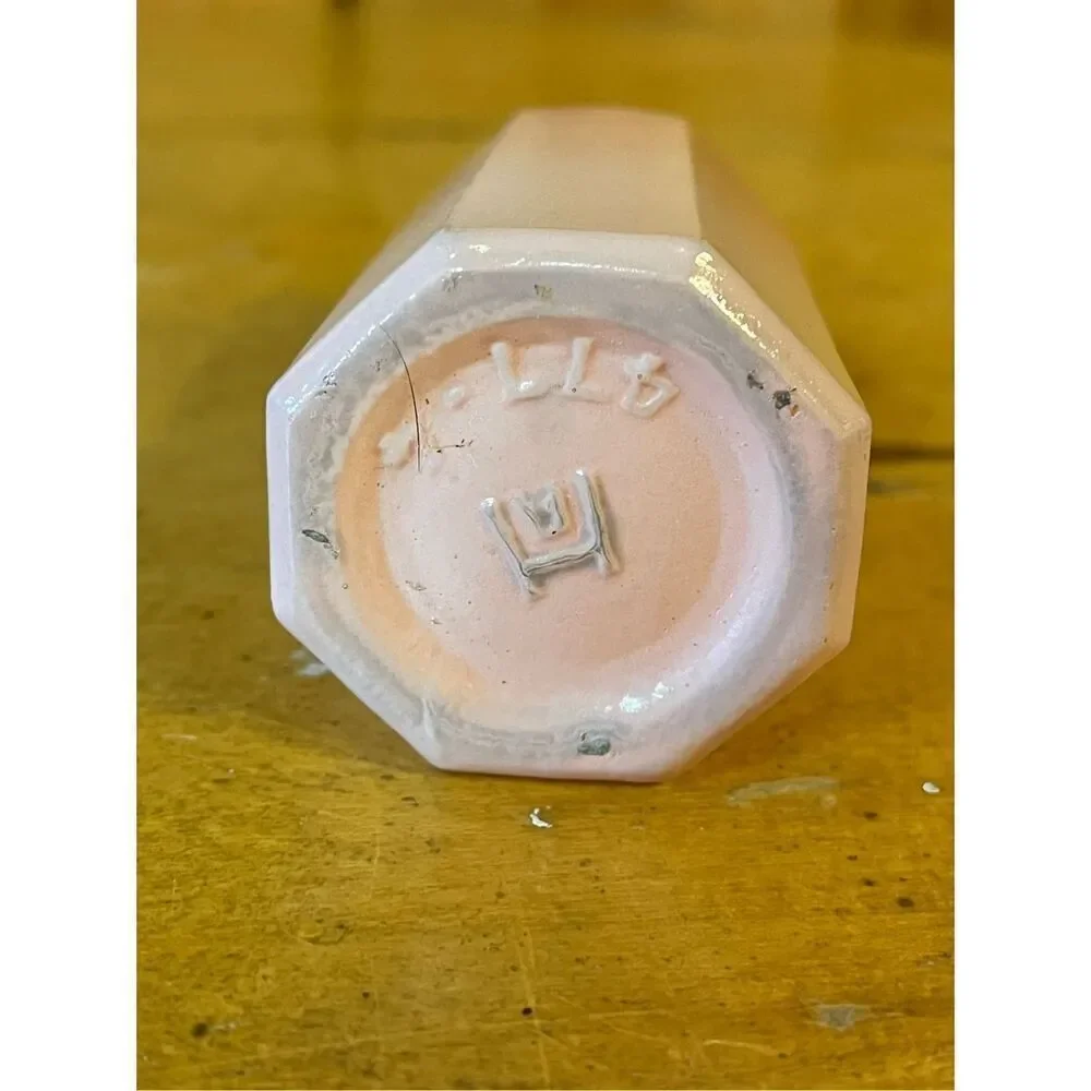 Vintage Hazel Atlas Pink Glass Salt or Pepper Shaker (6409)